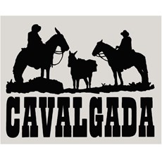 Adesivo Cavalgada - Rodeo West 14008