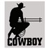 Adesivo Cowboy - Rodeo West 14040