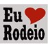 Adesivo Eu Amo Rodeio - Rodeo West 14038
