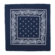 Bandana Azul Marinho Rodeo West Estampada 26483 Bandana Azul Marinho Rodeo West Estampada 26483