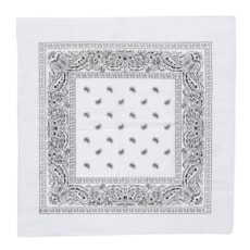 Bandana Lenço Estampada Rodeo West Branca 21705 Bandana Lenço Estampada Rodeo West Branca 21705
