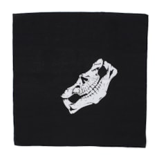 Bandana Preta Caveira Maxilar - Rodeo West 19060 Bandana Preta Caveira Maxilar - Rodeo West 19060