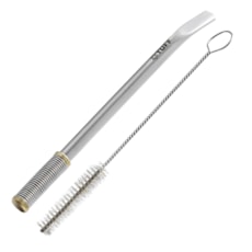 Bomba Inox para Tereré com Escovinha Tuff 28354 Bomba Inox para Tereré com Escovinha Tuff 28354