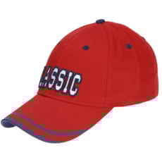 Boné Classic Vermeho Bordado 100% Algodão 18318 Boné Classic Vermeho Bordado 100% Algodão 18318