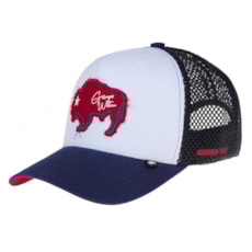 Boné Gringa's Western Original Trucker Aba Curva 24781 Boné Gringa's Western Original Trucker Aba Curva 24781