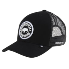 Boné Preto Aba Curva Snapback Original Gringa's 25660 Boné Preto Aba Curva Snapback Original Gringa's 25660