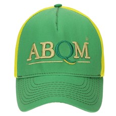 Boné Verde Bordado em Alta Definição com Tela Amarela - ABQM