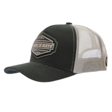 Boné Verde com Telinha Snapback Made In Mato 28510 Boné Verde com Telinha Snapback Made In Mato 28510