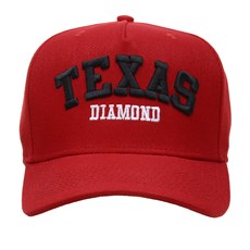 Boné Vermelho Trucker Aba Curva Texas Diamond 30476