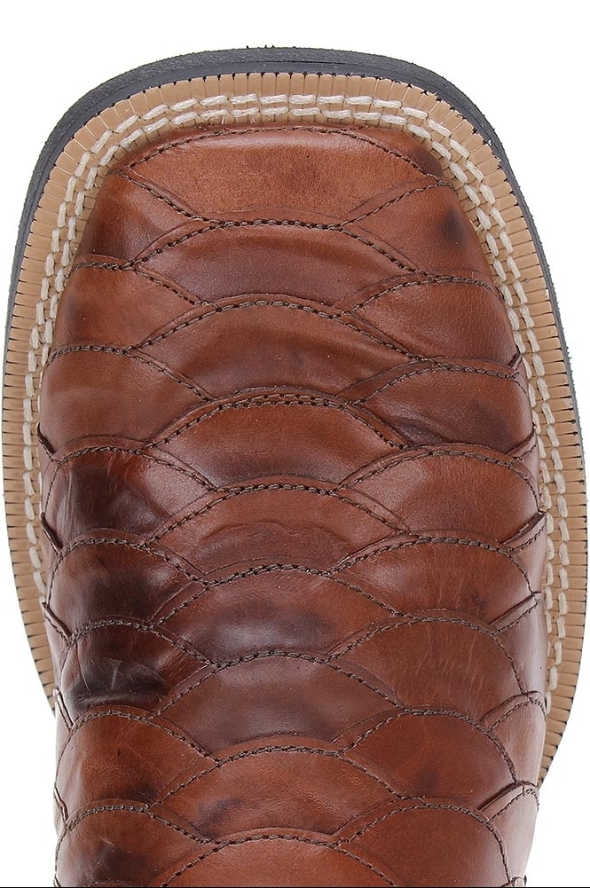 bota escamada masculina cano longo