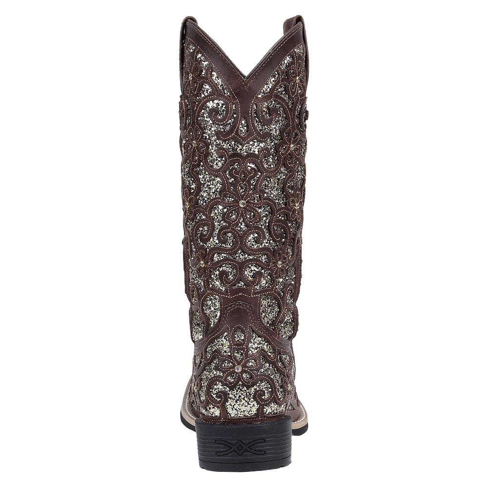 bota texana com brilho
