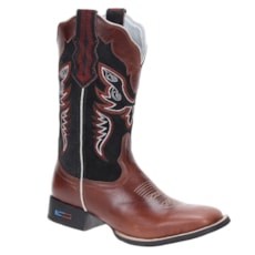 Bota Masculina Bico Quadrado Smith Brothers 19566 Bota Masculina Bico Quadrado Smith Brothers 19566