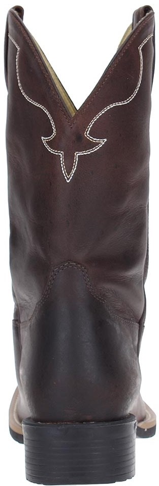 bota cano longo bico redondo masculina