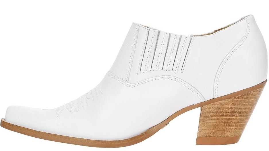 bota texana branca