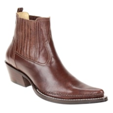 Bota Texana Masculina Café Bico Fino - West Country Bota Texana Masculina Café Bico Fino - West Country