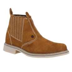 Botina de Couro Masculina Cow Way Marrom 24319 Botina de Couro Masculina Cow Way Marrom 24319