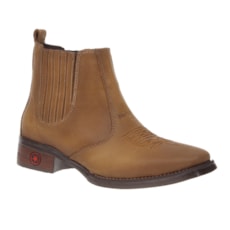 Botina Feminina Cano Curto Potro Marrom 27194 Botina Feminina Cano Curto Potro Marrom 27194