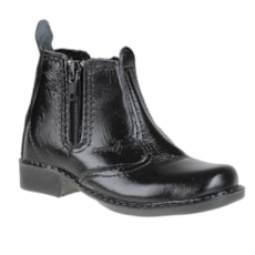 Botina Infantil Preta Bico Quadrado Cow Way 26043 Botina Infantil Preta Bico Quadrado Cow Way 26043