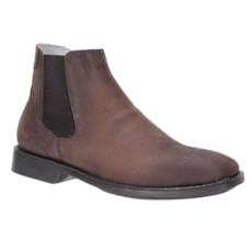 Botina Masculina Cano Curto Marrom Potro 23430 Botina Masculina Cano Curto Marrom Potro 23430