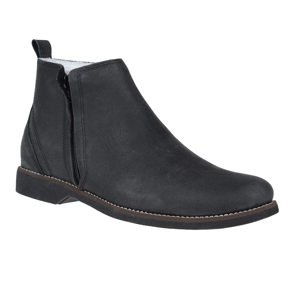 botina preta masculina