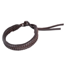 Bracelete Masculino Marrom Trançado Ostral 25082 Bracelete Masculino Marrom Trançado Ostral 25082