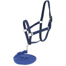 Cabresto com Cabo para Cavalo Kauana Azul 19932 Cabresto com Cabo para Cavalo Kauana Azul 19932