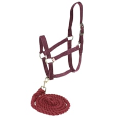 Cabresto com Cabo para Cavalo Kauana Vinho 27332 Cabresto com Cabo para Cavalo Kauana Vinho 27332