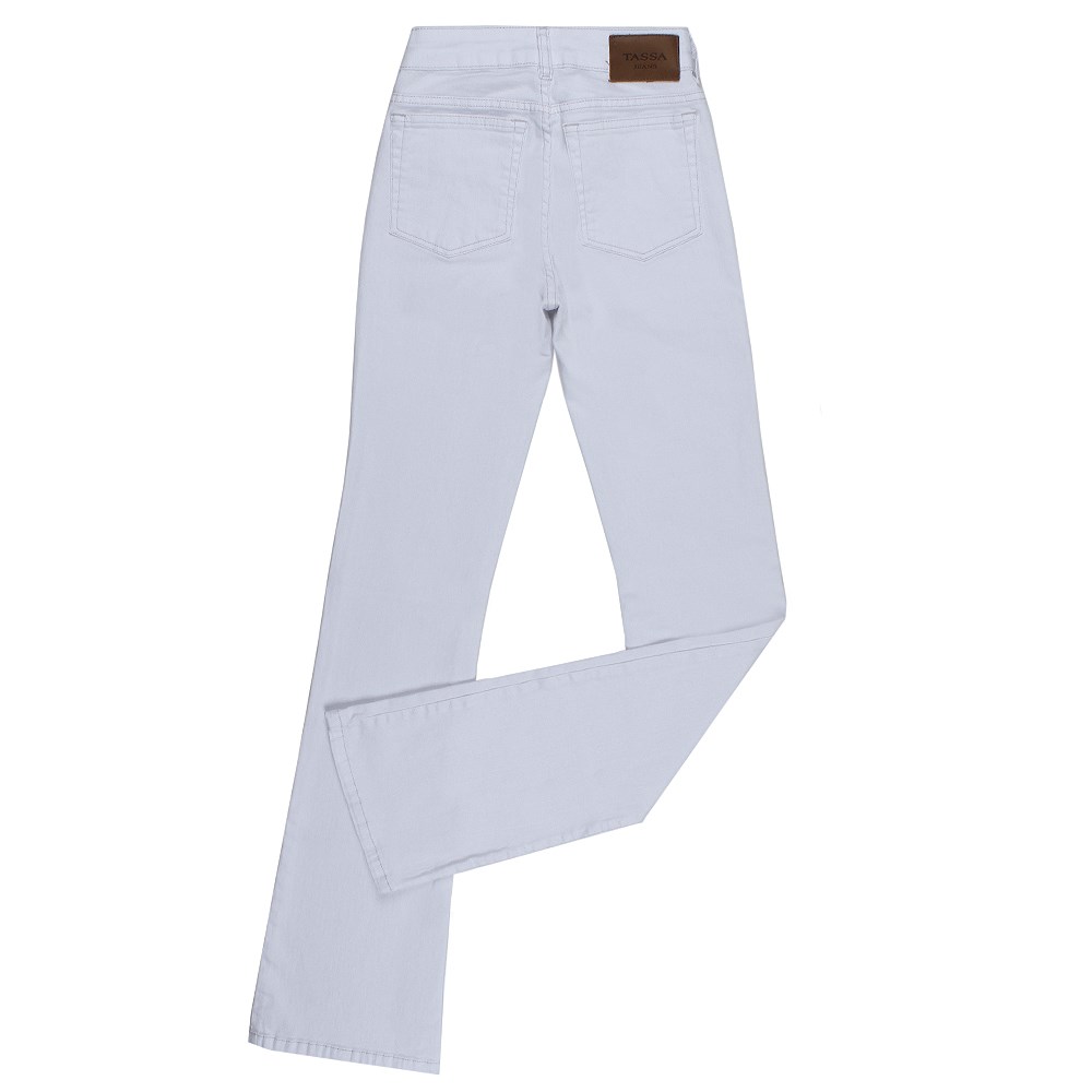 calça branca jeans feminina