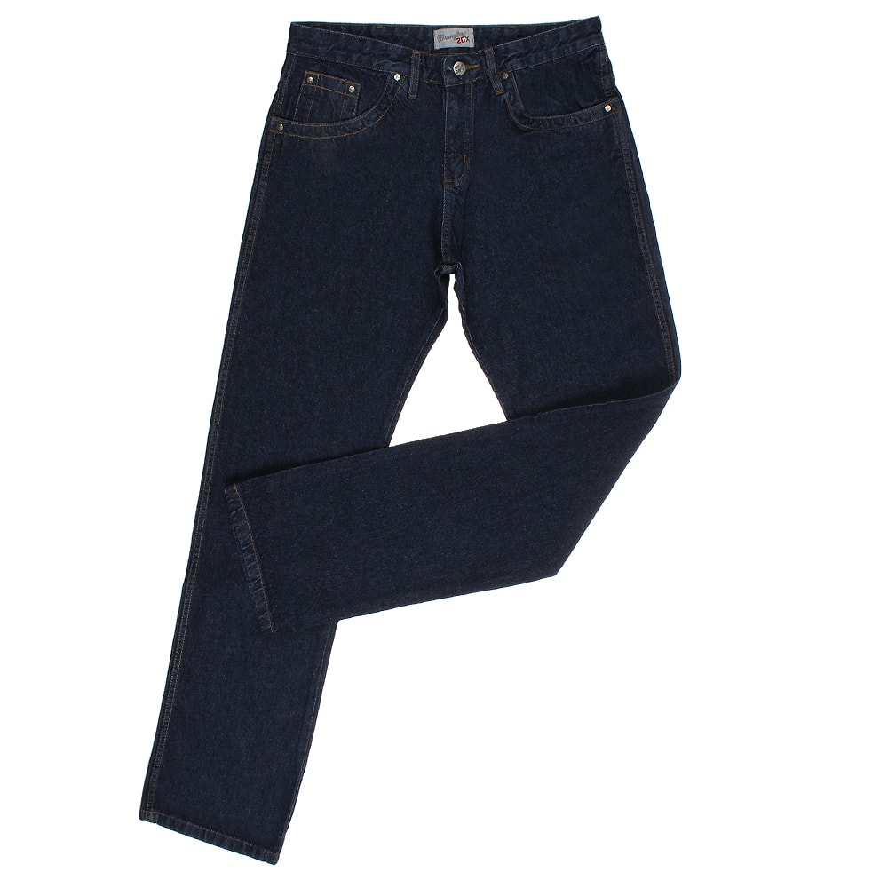 calça jeans escuro