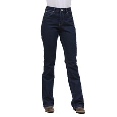 Calça Jeans Feminina Boot Cut Azul Escuro Wrangler 32298