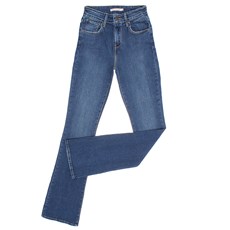 Calça Jeans Feminina Boot Cut com Cintura Alta Azul 725 Levi's 29170