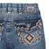 Calça Jeans Feminina Boot Cut com Elastano Bordada Tassa Gold 25446