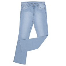 Calça Jeans Feminina Delavê com Elastano Cintura Alta Tassa 28524