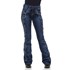 Calça Jeans Feminina Tassa Gold Azul Escuro Boot Cut com Elastano 28147
