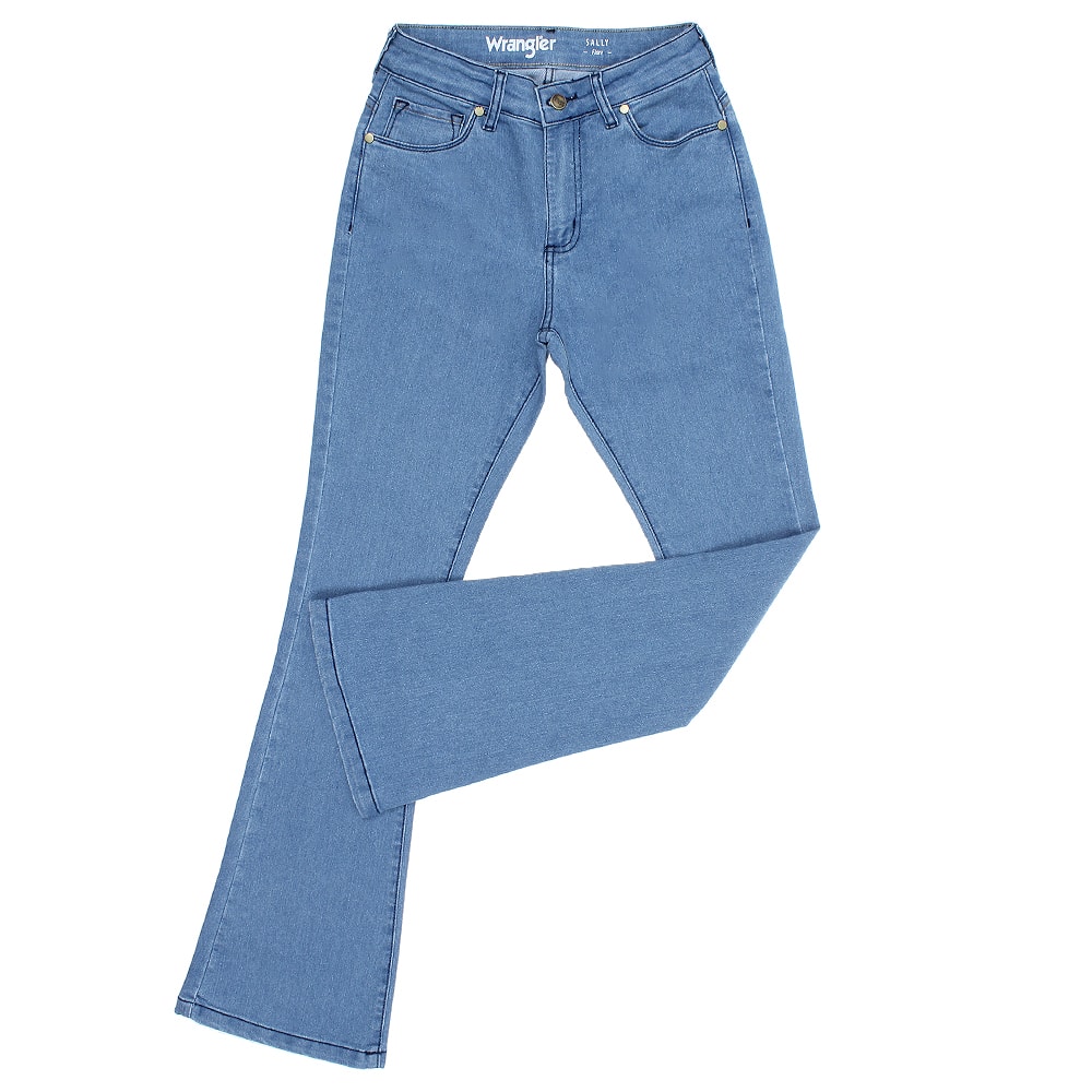 calça jeans flare feminina