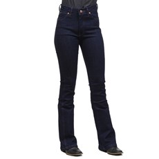 Calça Jeans Flare Feminina Azul Escuro Original Wrangler 32037