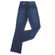 Calça Jeans Infantil Feminina Azul Boot Cut Tassa Gold 30008