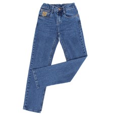 Calça Jeans Infantil Masculina Relaxed Fit Azul Tassa 28151