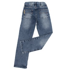 Calça Jeans Infantil Masculina Relaxed Fit Azul Tassa 31923
