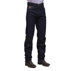 Calça Jeans Masculina Regular Azul Escuro 100% Algodão Os Vaqueiros 32233