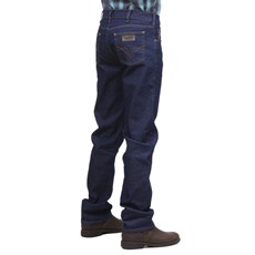 Calça Jeans Masculina Regular Azul Escuro com Elastano Os Vaqueiros 32228