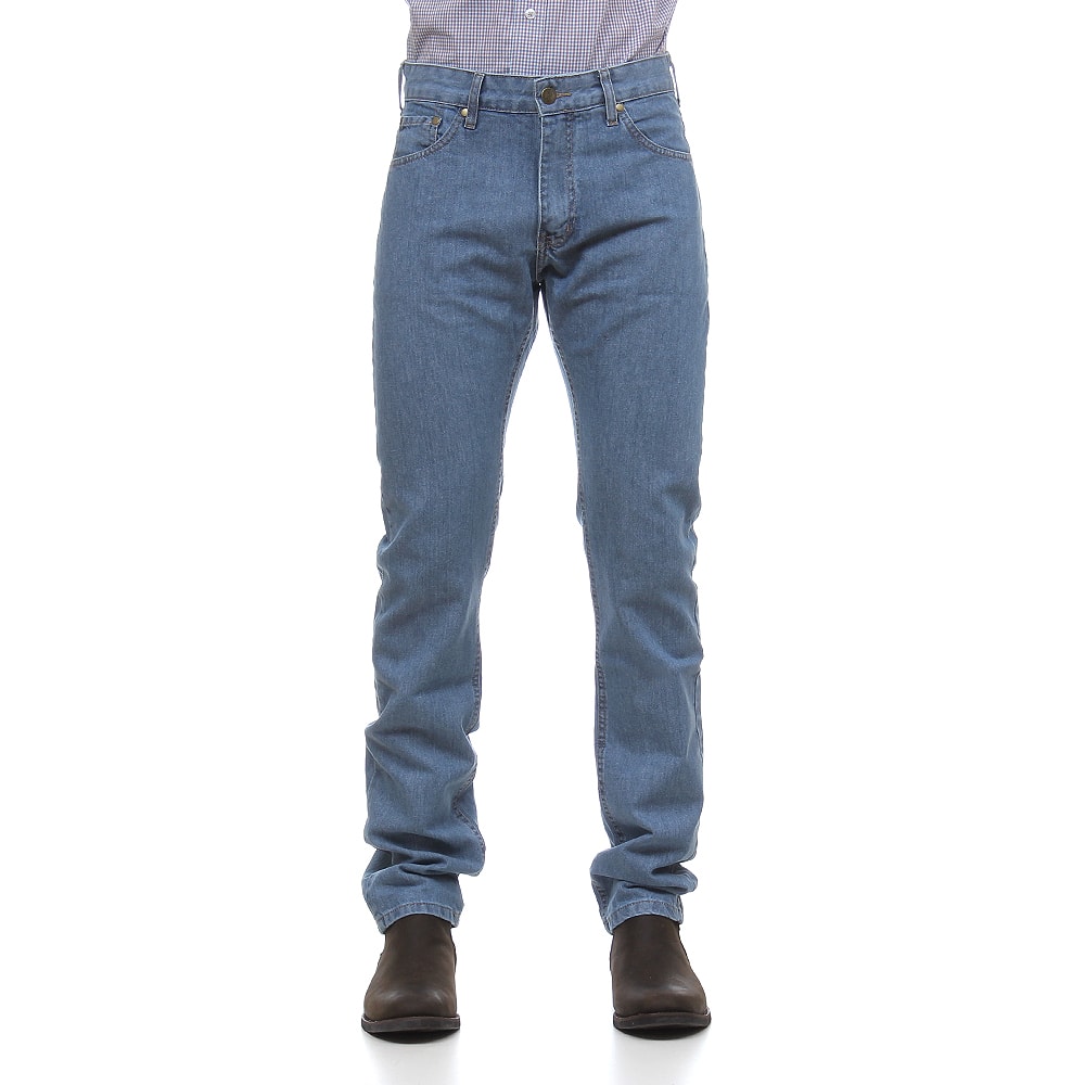 Calça Jeans Wrangler Original Masculina Azul Clara Regular 26638 - Rodeo  West