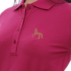 Camisa Gola Polo Feminina Pink Tassa 29929