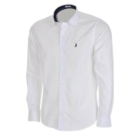 Camisa Masculina Branca Manga Longa Austin Western 24764 Rodeo West