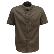Camisa Masculina Estampada Manga Curta Tassa Verde Militar 32101