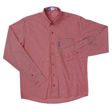 Camisa Masculina Vermelha Estampada Rodeo Western 23328