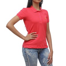 Camisa Polo Feminina Rosa Made in Mato 31400