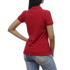 Camisa Polo Feminina Vermelha Made in Mato 31399