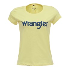 Camiseta Amarela Feminina Básica Wrangler Original 28260