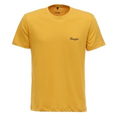 Camiseta Amarela Masculina Básica Original Wrangler 28202